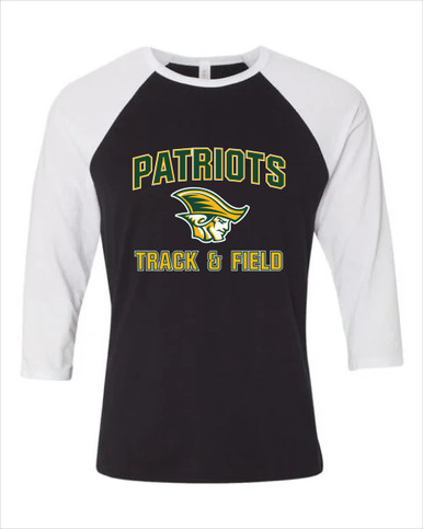 Independence Patriots Track & Field Women's Baseball T-Shirt