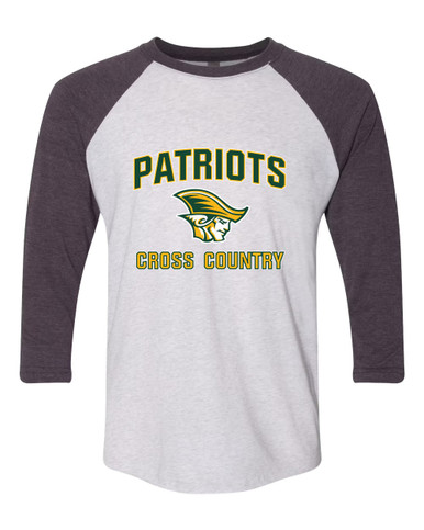 Independence Patriots Cross Country Women's Baseball T-Shirt