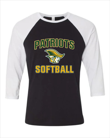 Independence Patriots Softball #1 Women's Baseball T-Shirt