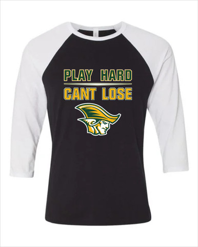 Independence Patriots Play Hard, Can't Lose Men's Baseball T-Shirt