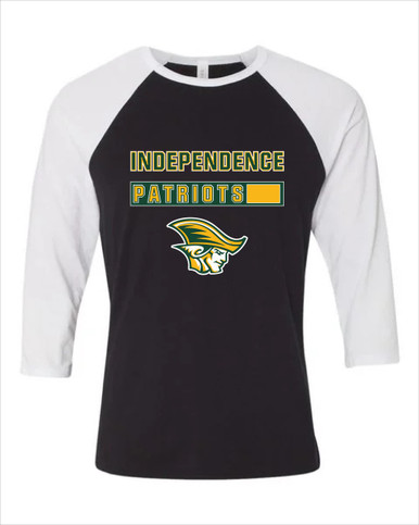 Independence Patriots Mascot #7 Men's Baseball T-Shirt