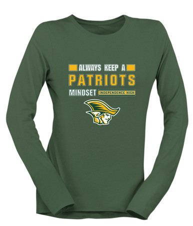 Independence Patriots Mindset Women's LS T-Shirt