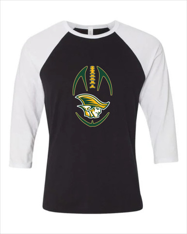 Independence Patriots Football #4 Women's Baseball T-Shirt