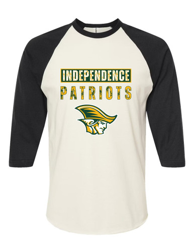 Independence Patriots Mascot #9 Women's Baseball T-Shirt