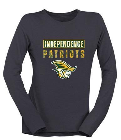 Independence Patriots Mascot #9 Women's Premium LS T-Shirt