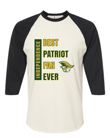 Independence Patriots Best Patriot Fan Men's Baseball T-Shirt