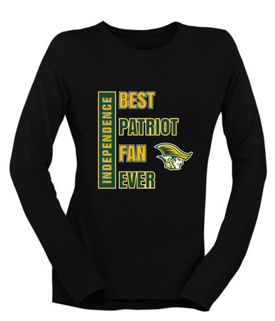 Independence Patriots Best Patriot Fan Women's LS T-Shirt