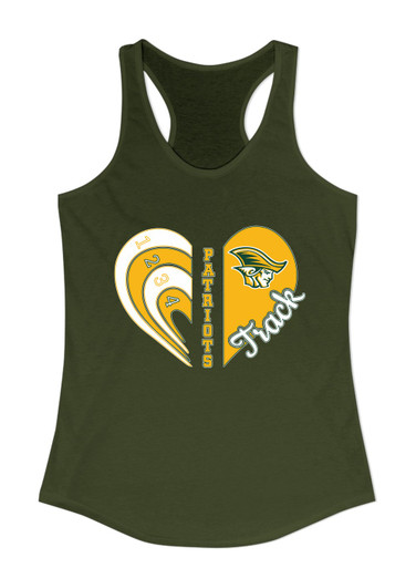 Independence Patriots Heart Track Women's Tank Top