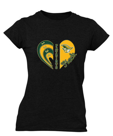Independence Patriots Heart Track Women's SS T-Shirt