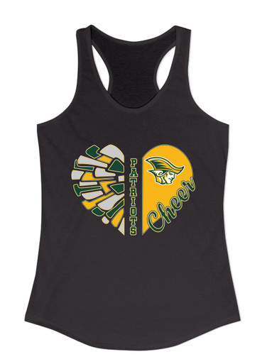 Independence Patriots Heart Cheer Women's Tank Top