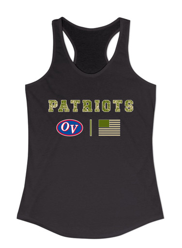 Owen Valley Patriots Camo Flag Women's Tank Top