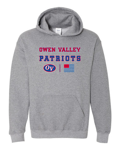 Owen Valley Patriots Spirit Flag Men's Hoodie