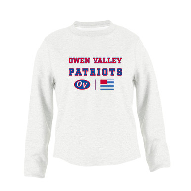 Owen Valley Patriots Spirit Flag Women's Sweatshirt