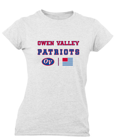 Owen Valley Patriots Spirit Flag Women's SS T-Shirt
