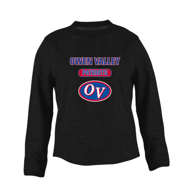 Owen Valley Patriots Mascot #3 Women's Sweatshirt