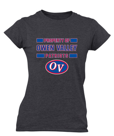 Owen Valley Patriots Property Of Women's SS T-Shirt
