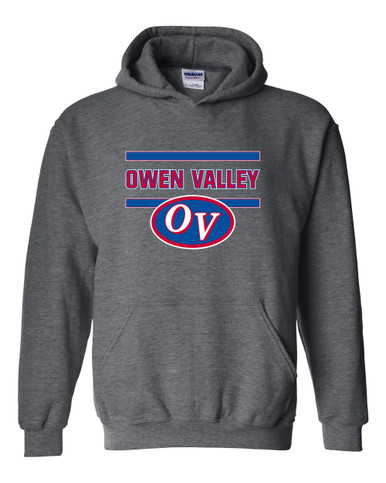 Owen Valley Patriots Mascot #4 Men's Hoodie