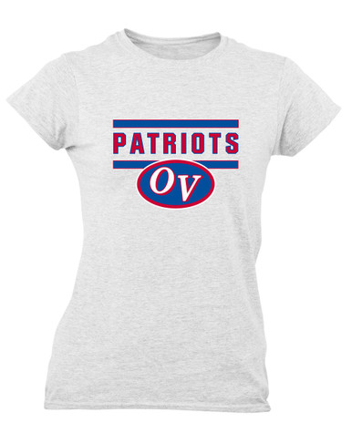 Owen Valley Patriots Mascot #5 Women's Premium SS T-Shirt