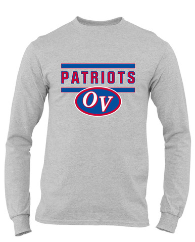 Owen Valley Patriots Mascot #5 Men's Premium LS T-Shirt