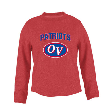 Owen Valley Patriots Mascot #6 Women's Sweatshirt