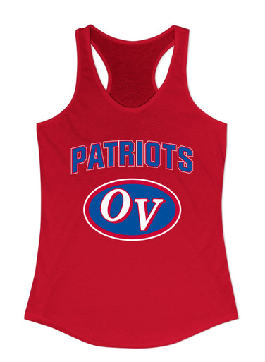 Owen Valley Patriots Mascot #6 Women's Tank Top