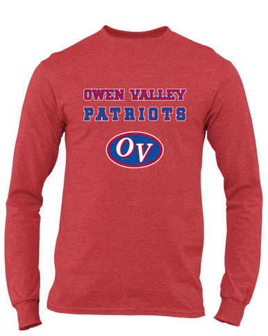 Owen Valley Patriots Spirit Men's LS T-Shirt