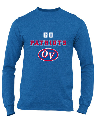 Owen Valley Patriots Go Team Men's LS T-Shirt