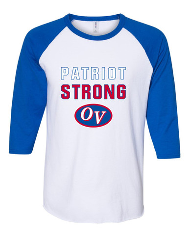 Owen Valley Patriots Strong #2 Women's Baseball T-Shirt