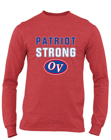 Owen Valley Patriots Strong #2 Men's LS T-Shirt