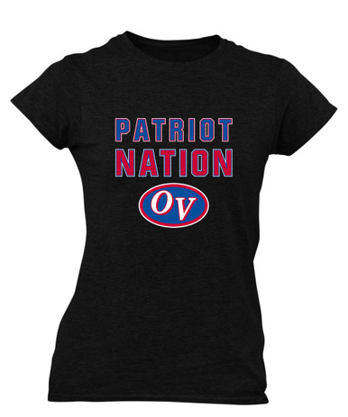 Owen Valley Patriots Nation #2 Women's Premium SS T-Shirt
