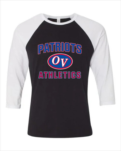 Owen Valley Patriots Athletics Women's Baseball T-Shirt