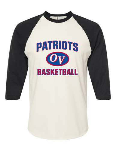 Owen Valley Patriots Basketball #1 Men's Baseball T-Shirt
