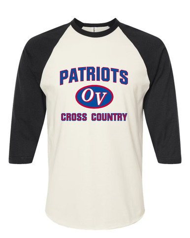 Owen Valley Patriots Cross Country Women's Baseball T-Shirt