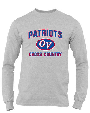 Owen Valley Patriots Cross Country Men's LS T-Shirt