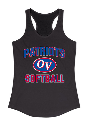 Owen Valley Patriots Softball #1 Women's Tank Top
