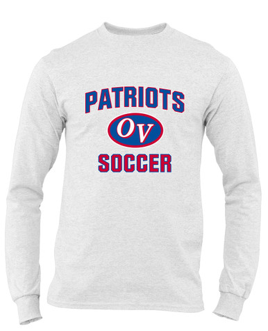 Owen Valley Patriots Soccer #1 Men's LS T-Shirt