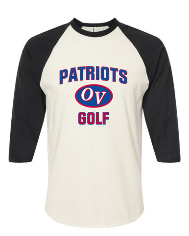 Owen Valley Patriots Golf Women's Baseball T-Shirt