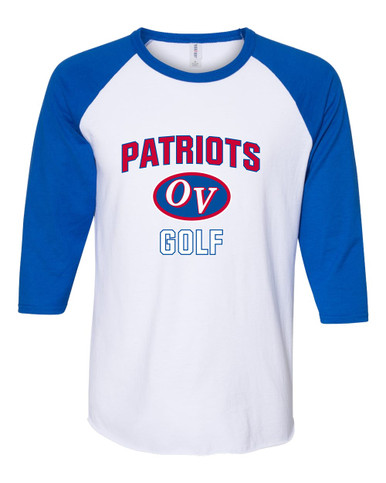 Owen Valley Patriots Golf Men's Baseball T-Shirt