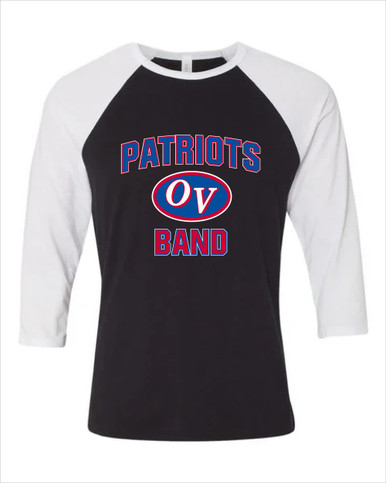 Owen Valley Patriots Band # 1 Men's Baseball T-Shirt