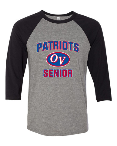 Owen Valley Patriots Senior #1 Men's Baseball T-Shirt