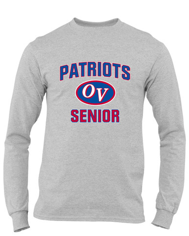 Owen Valley Patriots Senior #1 Men's LS T-Shirt