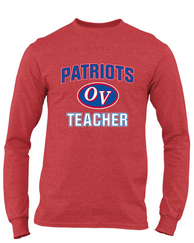 Owen Valley Patriots Teacher Men's LS T-Shirt