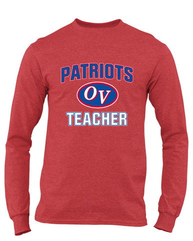 Owen Valley Patriots Teacher Men's Premium LS T-Shirt