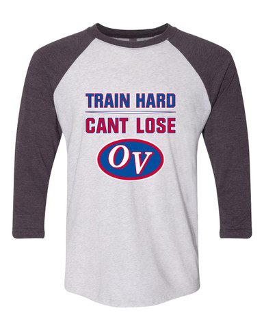 Owen Valley Patriots Train Hard, Can't Lose Men's Baseball T-Shirt