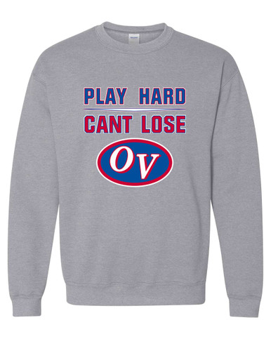 Owen Valley Patriots Play Hard, Can't Lose Men's Sweatshirt