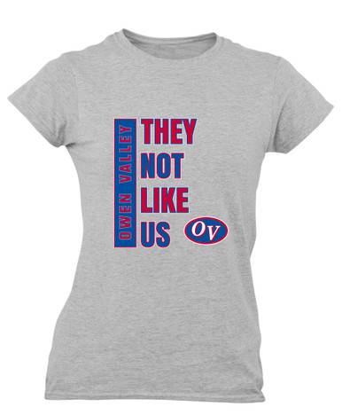 Owen Valley Patriots They Not Like Us #1 Women's Premium SS T-Shirt