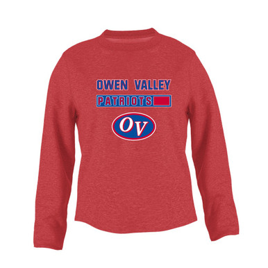 Owen Valley Patriots Mascot #7 Women's Sweatshirt