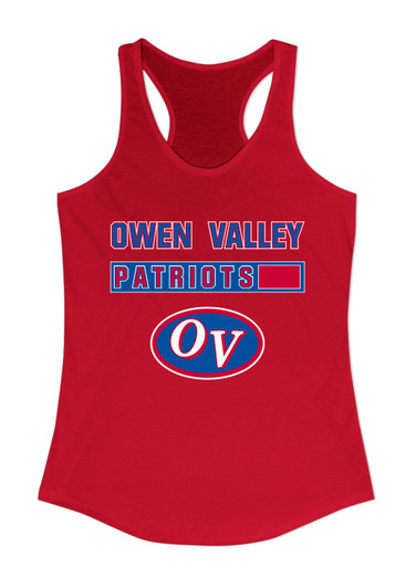 Owen Valley Patriots Mascot #7 Women's Tank Top