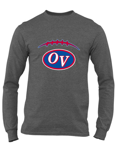Owen Valley Patriots Football #2 Men's LS T-Shirt