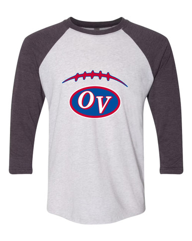 Owen Valley Patriots Football #2 Men's Baseball T-Shirt